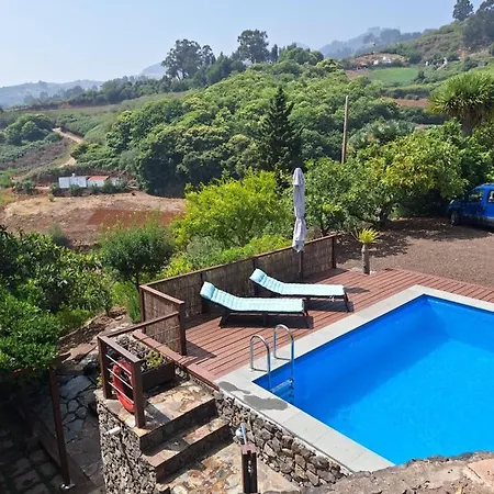 Casa Rural Con Piscina Privada El Roble Moya  Esterno foto